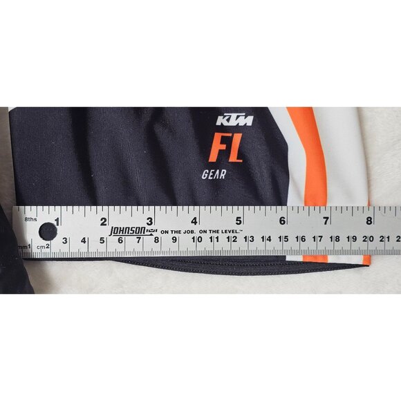 KTM Factory Line FL Gear Cycling Bib Shorts XL Black/Orange/White Mens - Picture 4 of 8